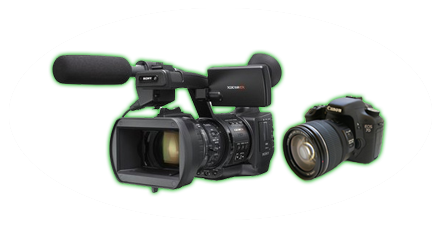 Carter Media cameras, Sony EX1r and Canon 7D.